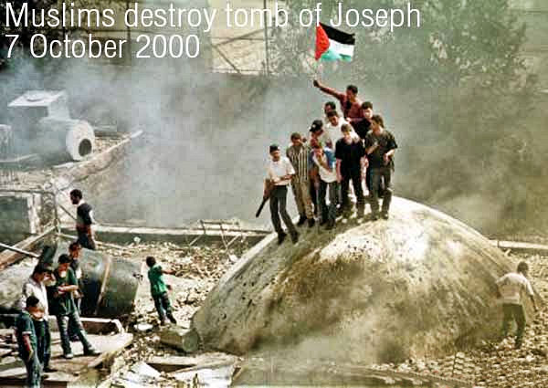 Desecrating Joseph's Tomb